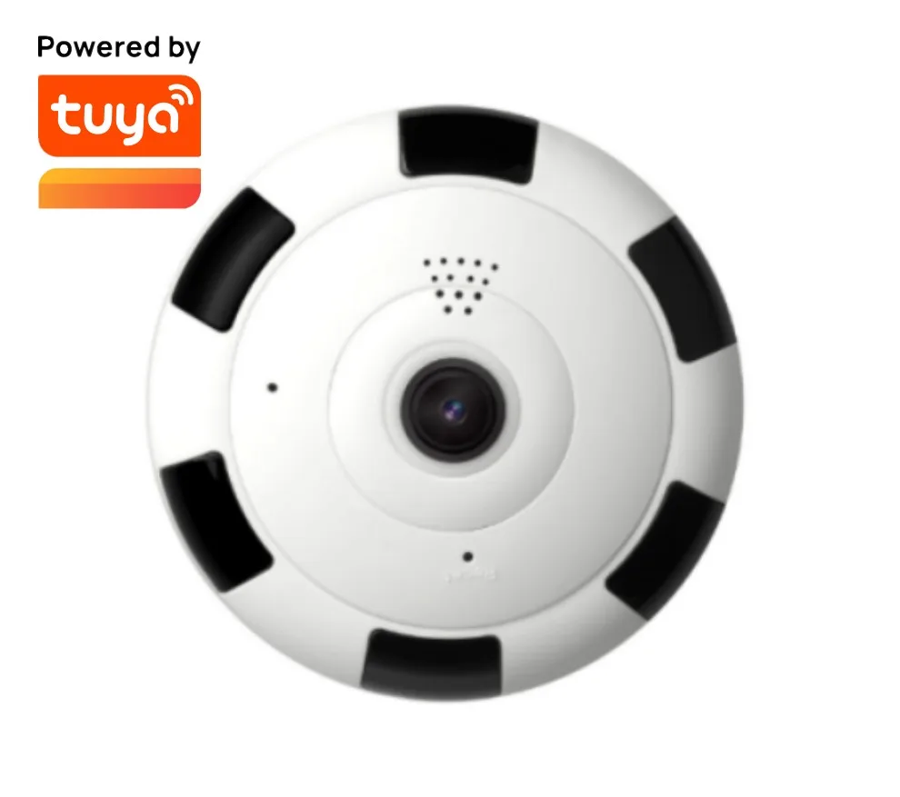 Tuya Smart 3MP Panoramic Fisheye VR 360 WIFI IP Camera Indoor home security system cctv camera