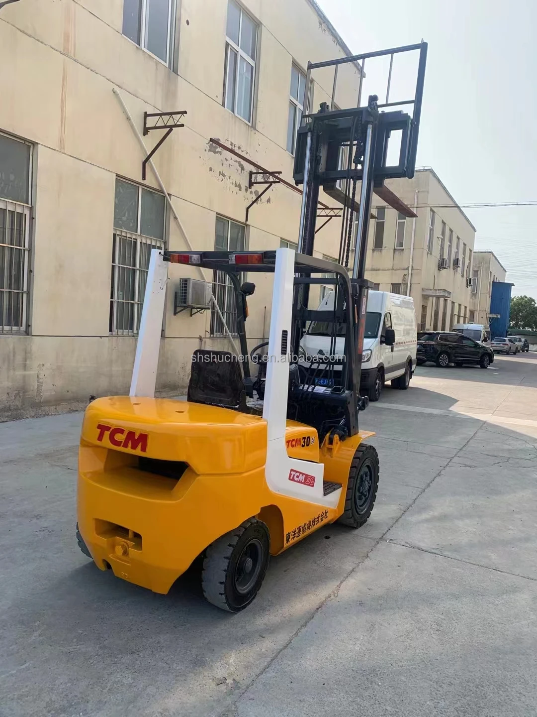 Используемый TCM 3ton мини-погрузчик Подержанный tcm вилочный погрузчик с завода 30 дизельный для продажи
