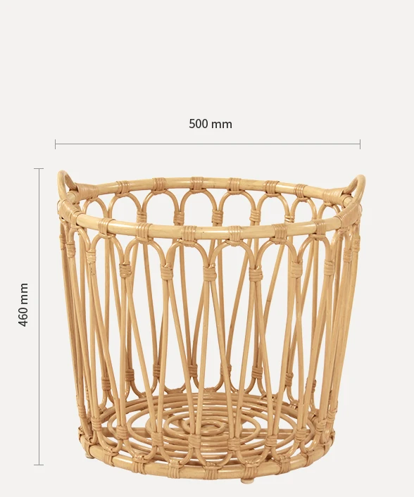 
Eco Friendly Biodegradable Rattan Storage Basket Woven Storage Basket Clothing Bamboo Wooden Case Multifunction 10 Sets 5 Years 