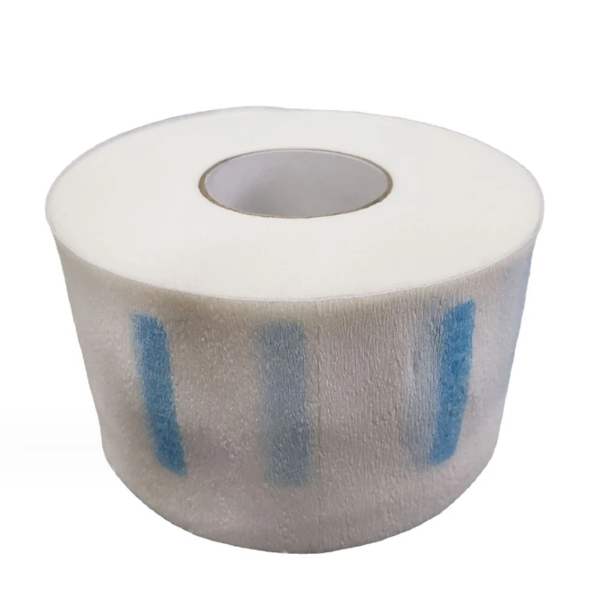 Disposable Barber Neckband Hair Cutting Barber Salon Ruffle Tissue Strip Collar Wrap Hairdressing Accessory