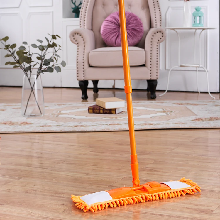 Factory Sell Customizable Microfiber Mop with Chenille Replacement Refill