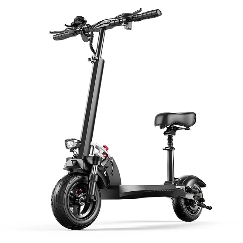 2 wheel adult foot kick scooter with handbrake electric scooter M4X 800W motor power double suspension