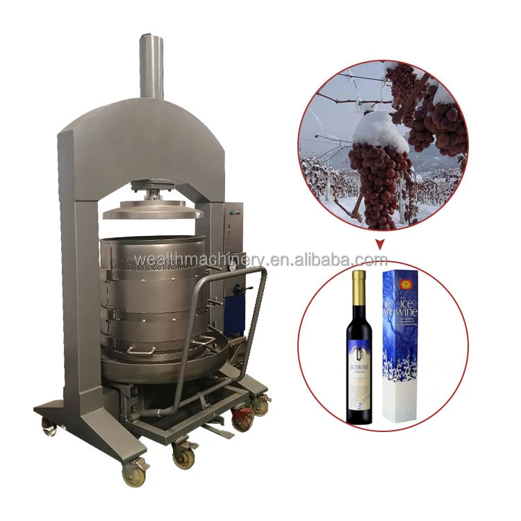Commercial hydraulic carrot juice press machine Industrial Cold Press Juicer Basket Type Ice Grape Wine Press Machine