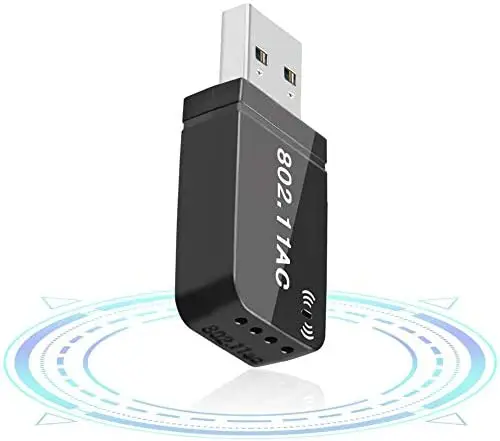 Высококачественный новейший двухдиапазонный usb Wi-Fi адаптер 5 ГГц 1200 Мбит/с, беспроводной ключ для ноутбука, ПК или системы Windows 7/8/10,Kali,Linux