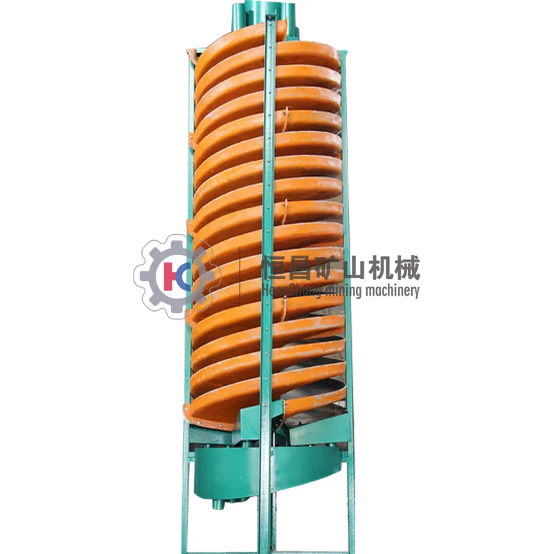 Gold Coal And Slime Mining Spiral Chute Sand Gold Tantalum Niobium Chute Tungsten Tin Ore Gravity Separation Equipment