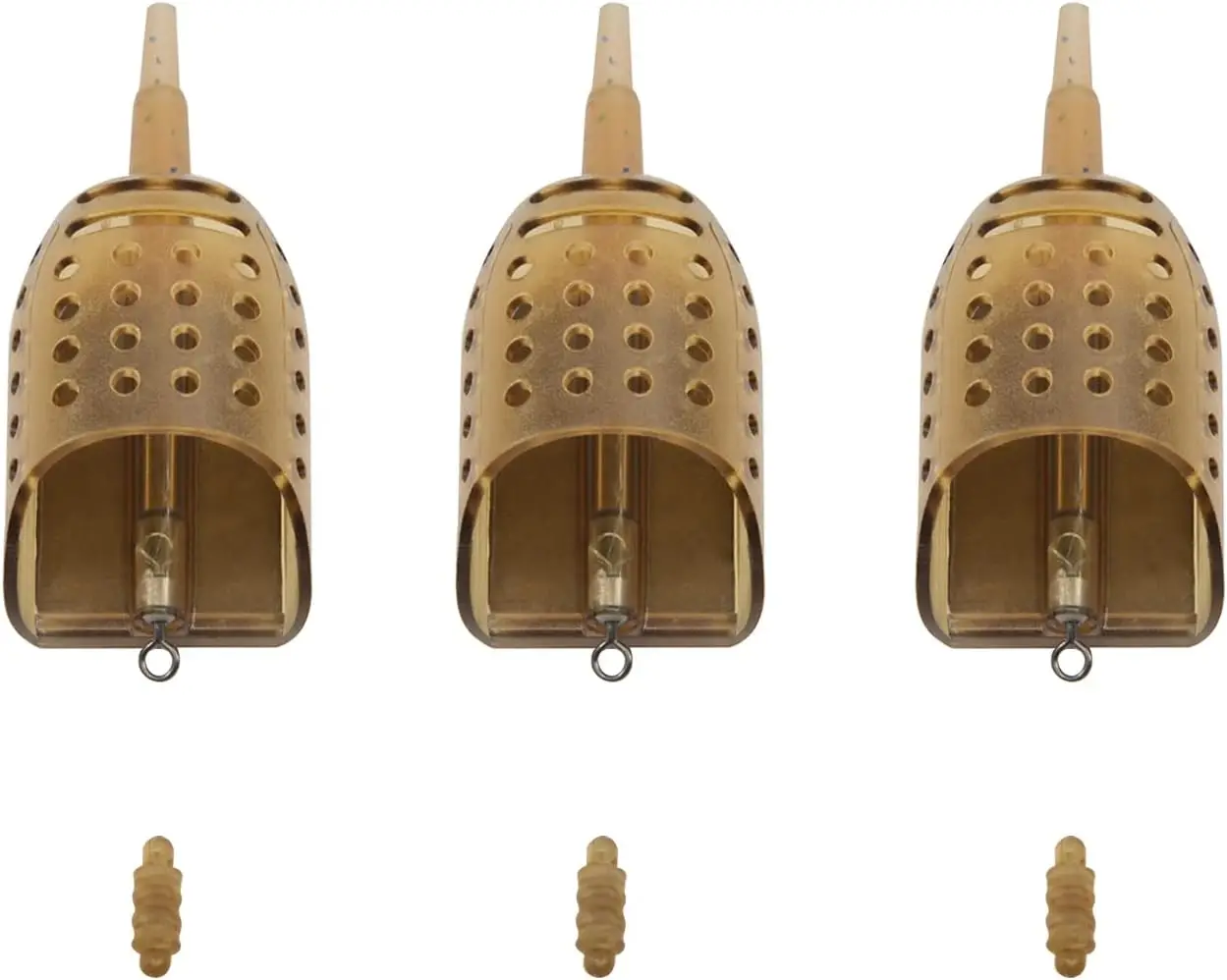 Fishing Feeders Accessories Various Sizes Inline Flat Carp Fishing Method Feeder For Sale