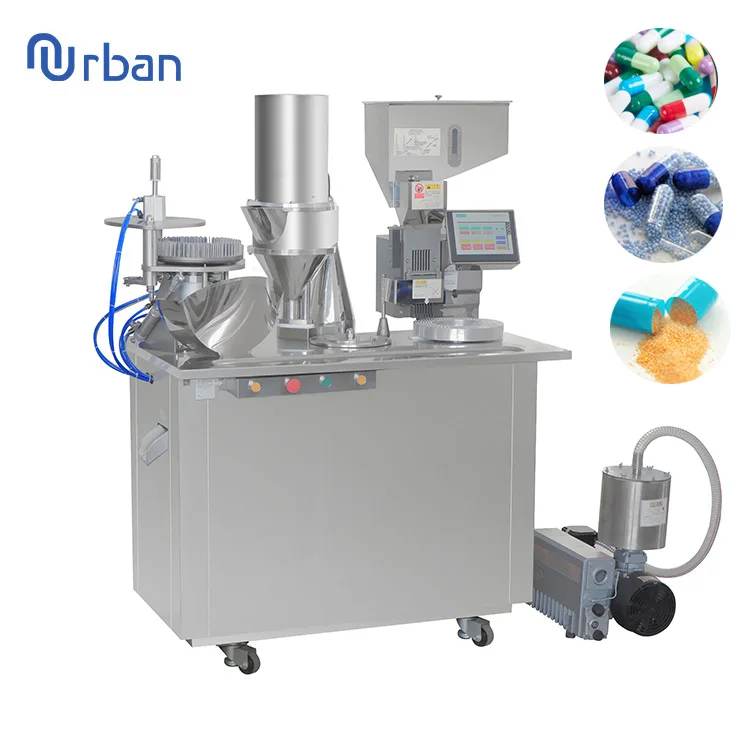 Низкая цена, полуавтоматическая Ротационная Машина для наполнения твердых гелевых капсул с CE