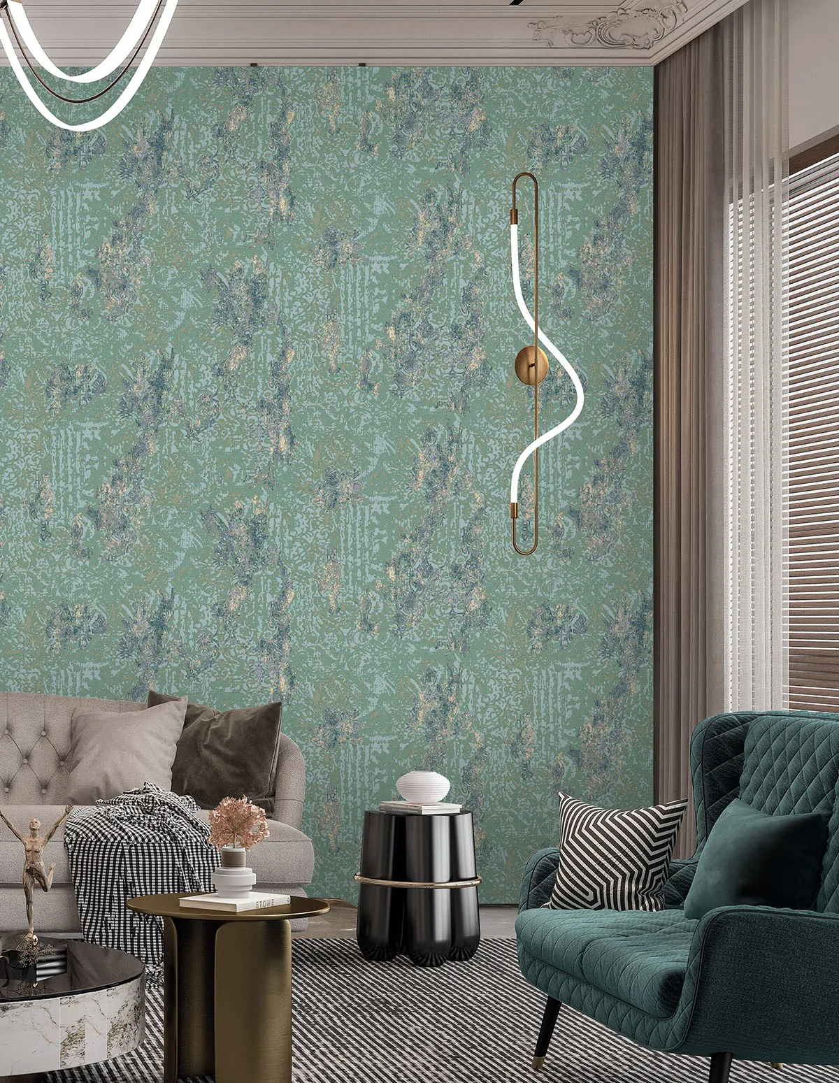 Этини 1 06 М 3d дома ПВХ обои PV22501