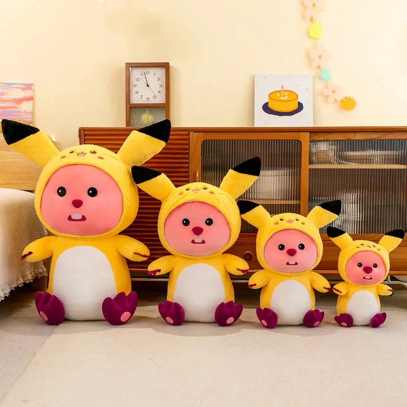 Kawaii Manufacturer Design Cute Stuffed pp Cotton Plush Toy Soft Figure Stuffed Kids Plush Doll Beaver Animal Toy for Gifts