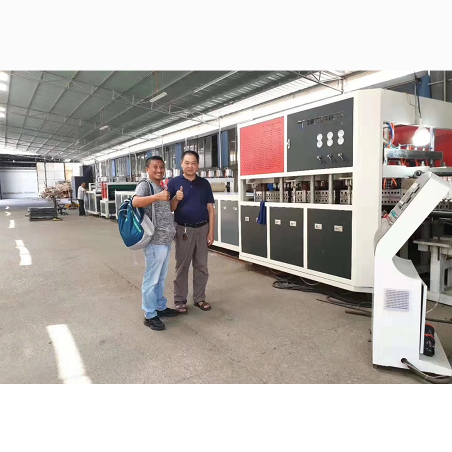 PP WPC Plastic PVC hollow sheet Building Board construction formwork extrusion Machine Production Line