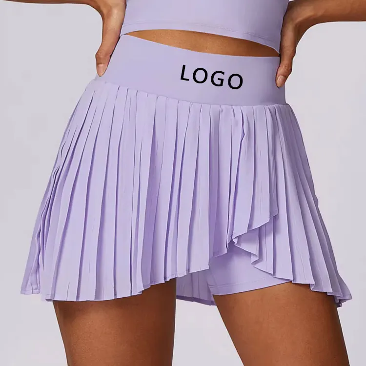 custom Design Sports Workout Skirt White Lightweight NewGym Fitness With Shorts for Women Dress Clothing