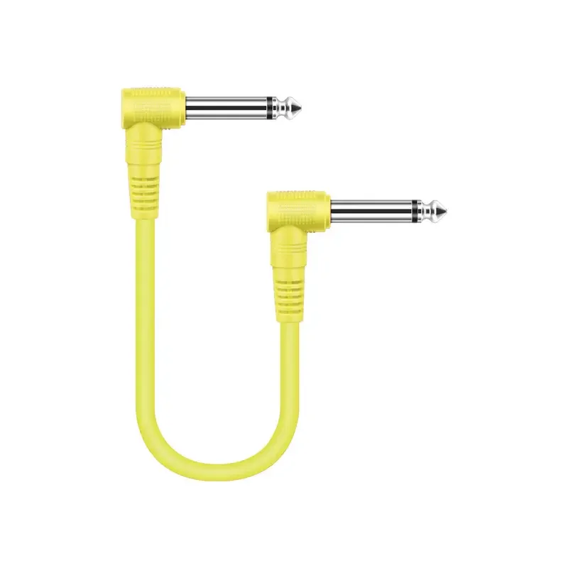 Custom Set of 6 PCS 20CM Audio Mono Pedalboard Cord Instrument Cables Colored Effect Pedal Guitar Patch Cable