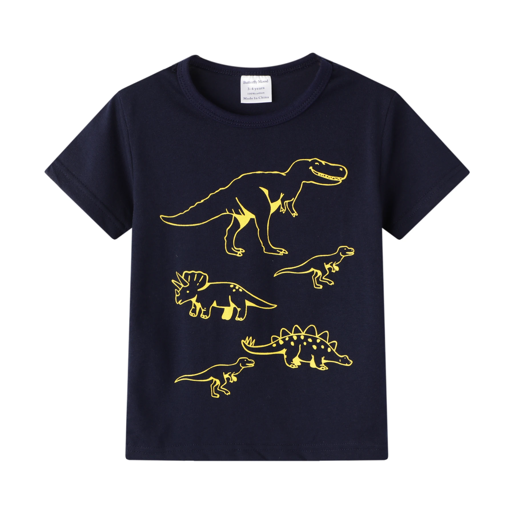 
2020 new design 100%organic cotton boys pajamas soft fabric homewears casual summer children clothing sets 