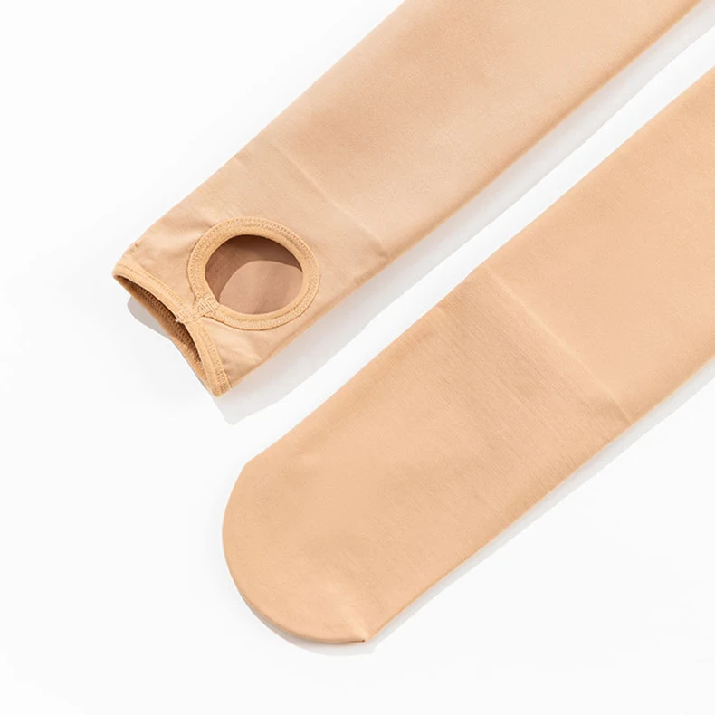 High Quality 200D Thermal Over Size Thick Stocking Legging Fleece Lined Tights for 110kg Women Opaque Warm Winter Skin Pantyhose