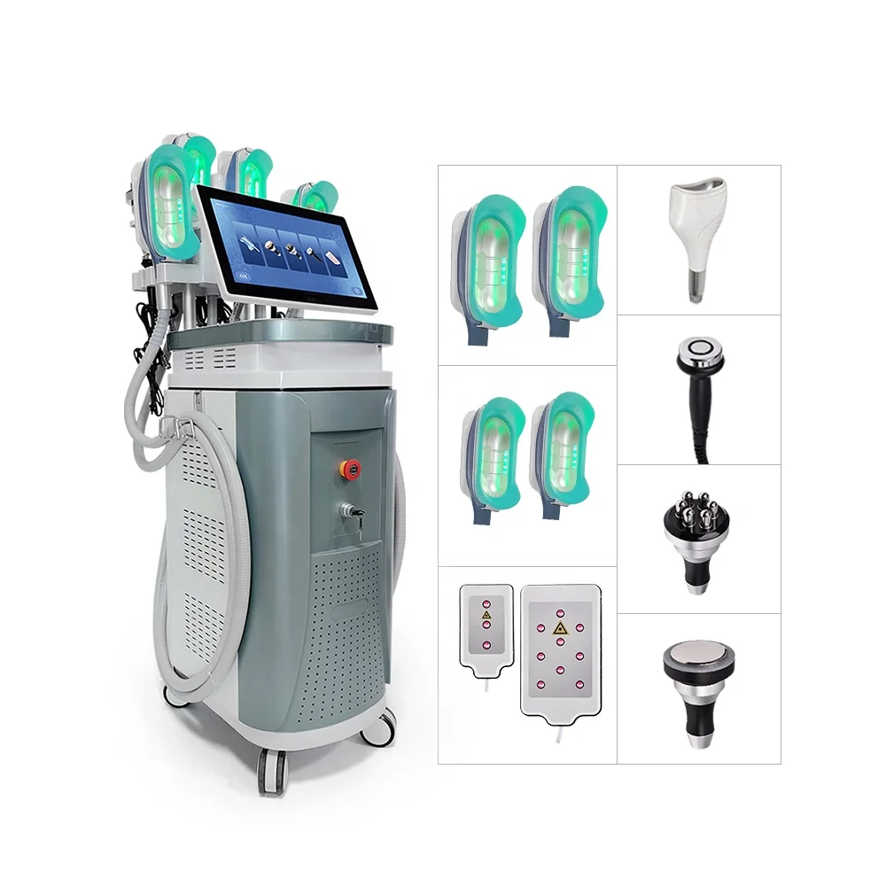 9 IN 1 Multifunctional Body Slimming 360 Cryotherapy Cool Tech Sculpting Body Contouring Fat Reduction Machine for Sale