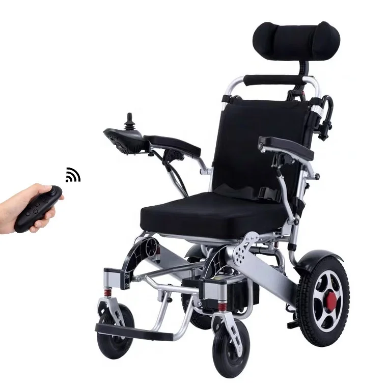 lightweight electric wheelchair foldable motorized wheelchair easy transport