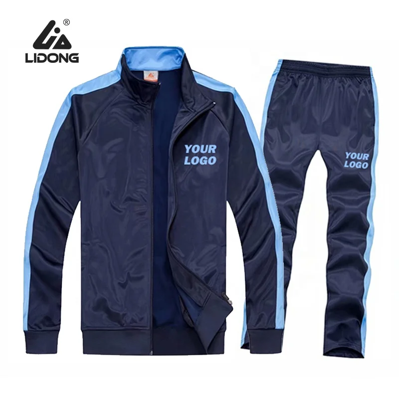 Wholesale Two Piece Jogger Set Tech Men Sweat Suit Vendors 2021 Custom Sweatsuits With Logo Men Tracksuit Sets