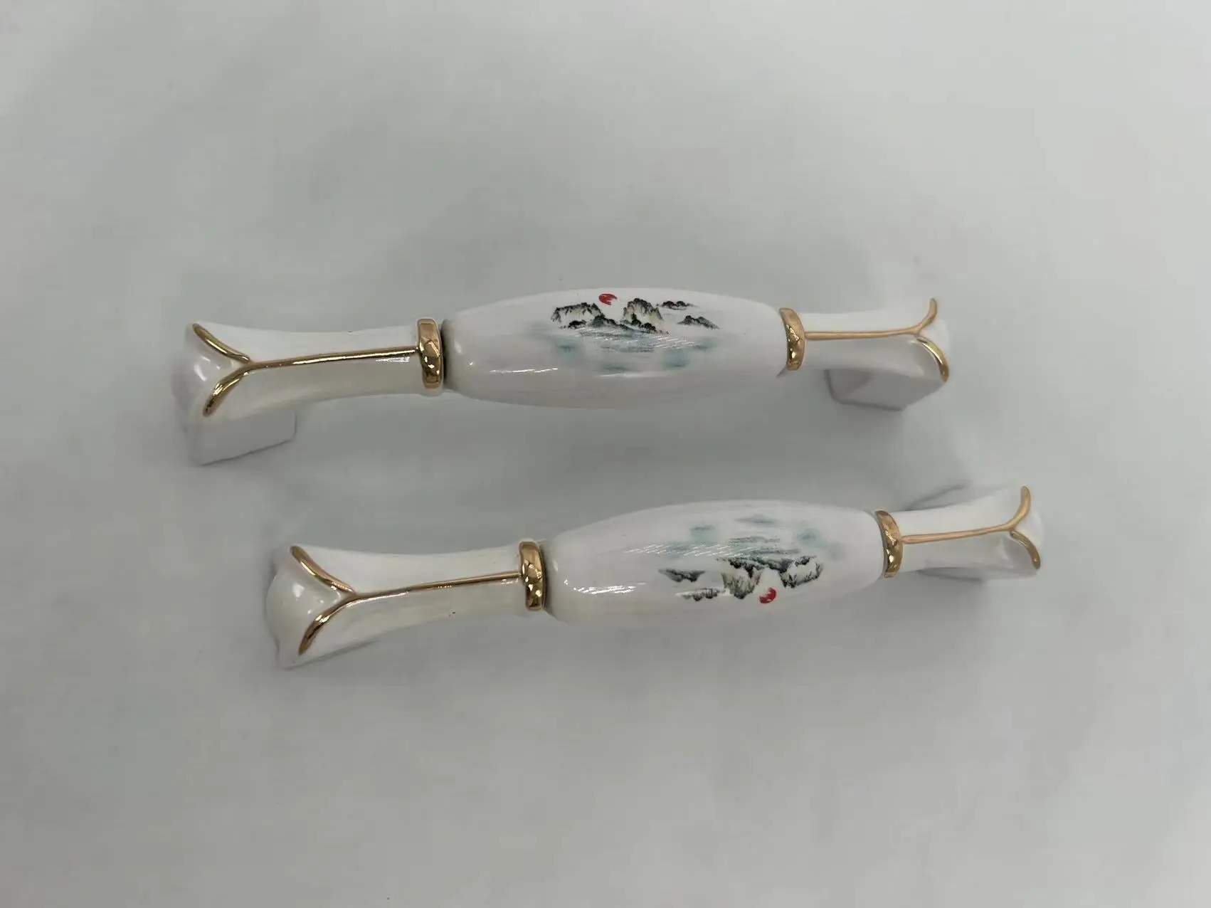 Wholesale Drawer Ceramics Kitchen Modern Furniture Handles Furniture Handle & Knob Long Industrial Unique+customized