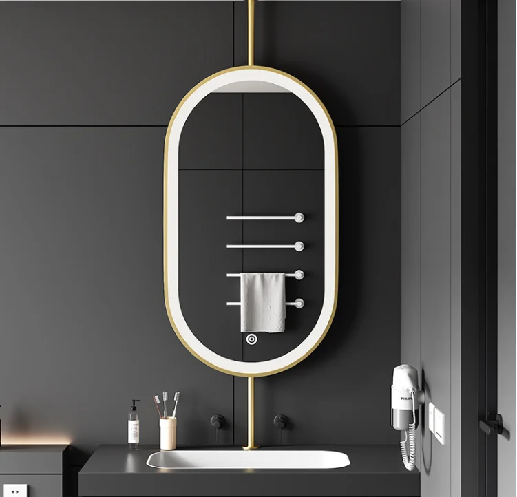 Fullkenlight Hotel Hallway Living Room Lighting Boom Mirror Smart Salon Mirror Bathroom Mirror