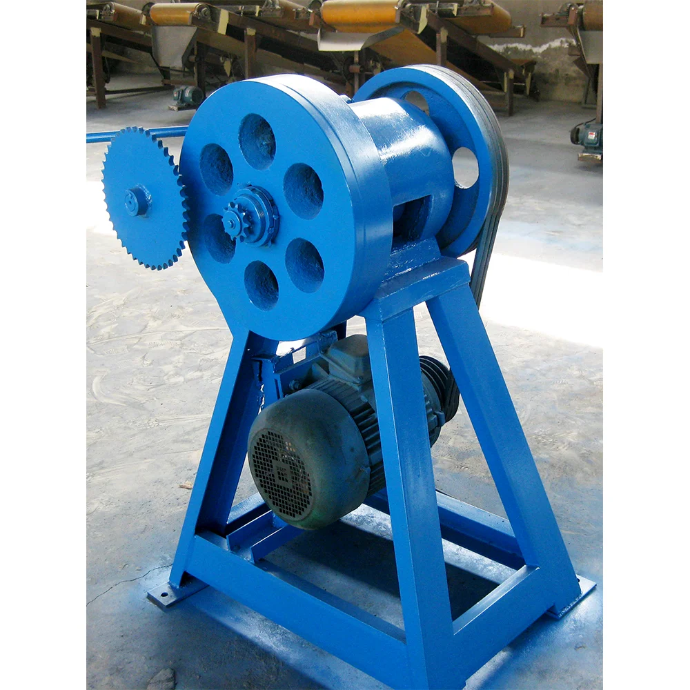 Waste tire steel wire magnetic separator tire cutting machine / tyre disintegrator