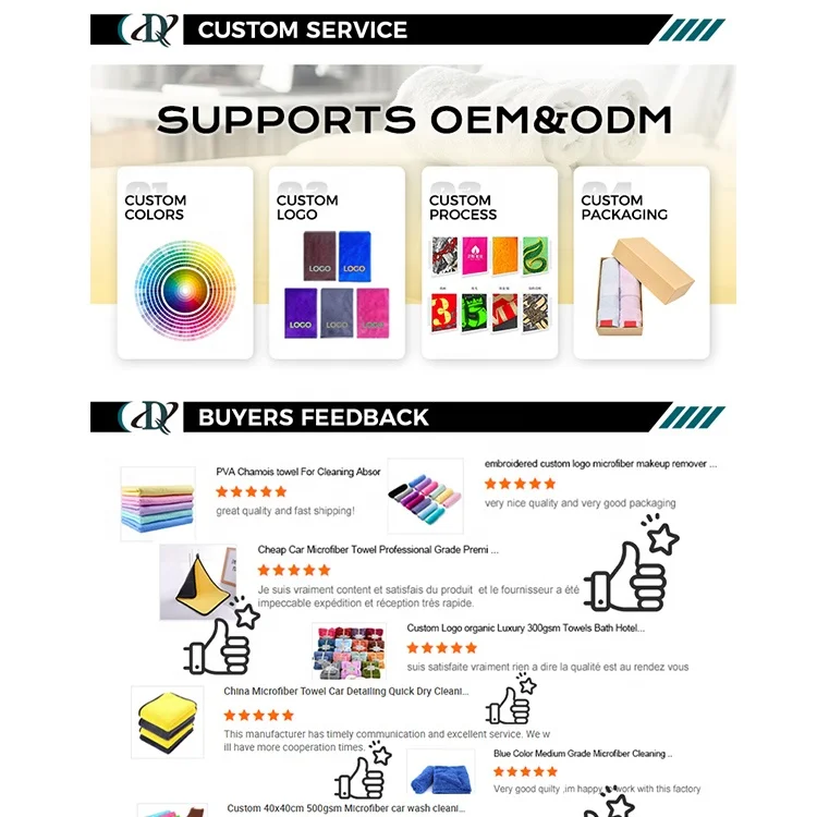 Factory Supply  Customized  logo  Super Absorbent  Microfiber Cleaning Cloth Car Wash Towel  Auto Twisted Loop Car  Drying Towel