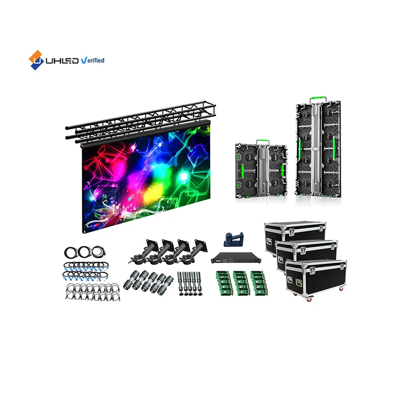 HD Waterproof LED Screen P2.6 P2.9 P3.91 LED Wall Movable LED Video Wall Rental Stage LED Screen Indoor Outdoor LED Display