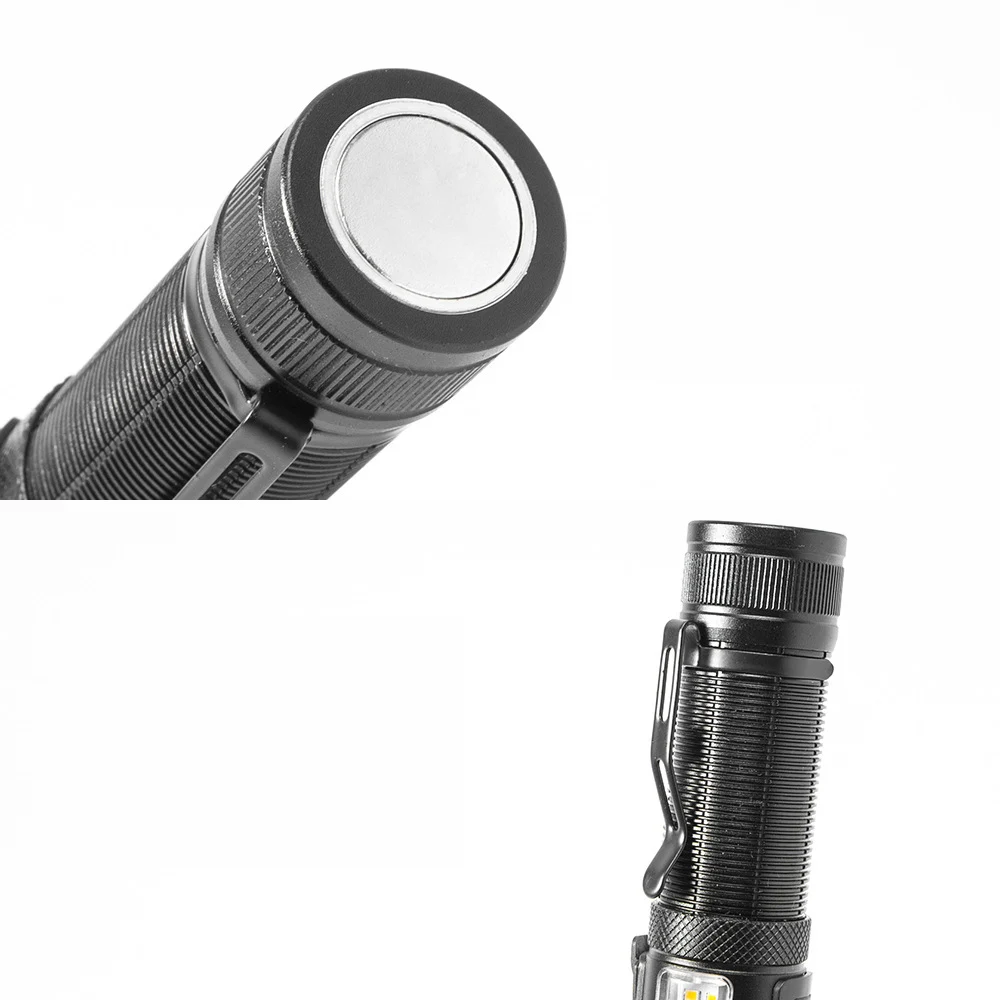 Long Range 1000m Security Beam Distance White Laser flashlight Rechargeable Led COB Torch Light with Magnet