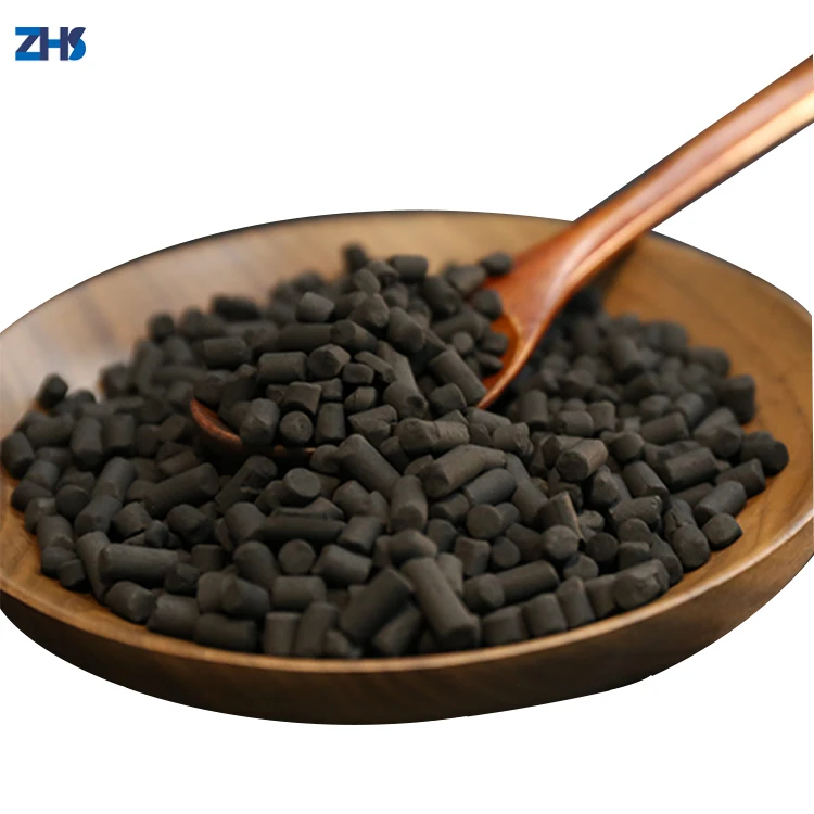 China ZHS 4mm+H3PO4 wholesale price bulk coal granular activated carbon pellets alkaline gases removal