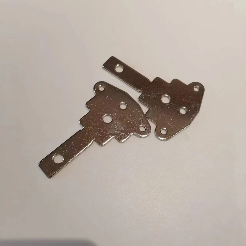 Customize Metal Key Chain Clamps Bracket Plate Tray License Frame Buckles Business Tags Cards Bookmark Shelf Locking Ring Parts