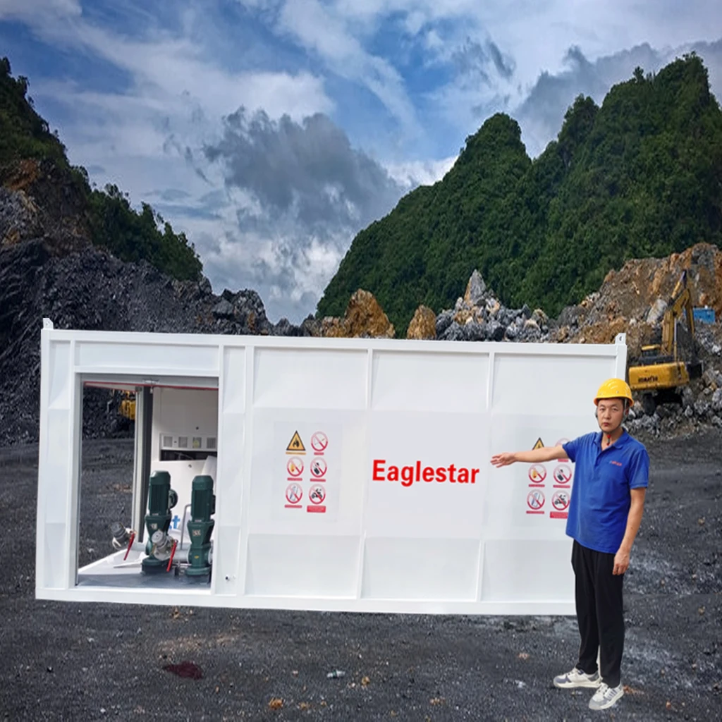 20ft and 40ft Container Filling Fuel Tank Mobile Fuel Station