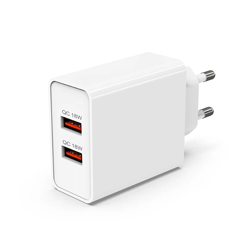 KC/KCC Charger Cargador USB Port 36W QC Fast Charging For Samsung iPhone12 13 Wall Charger