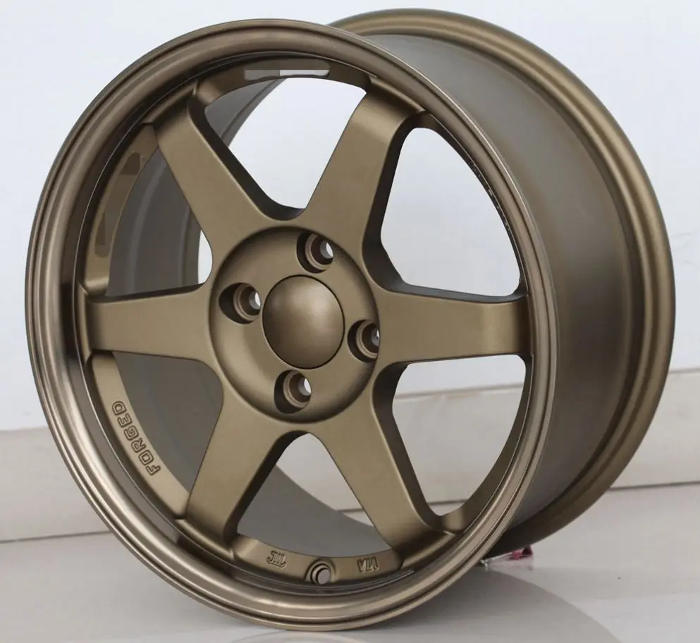 TE37 15 16 17 18 19 20 Inch 4 Hole Alloy Wheel Rim For Cars Jerry Huang