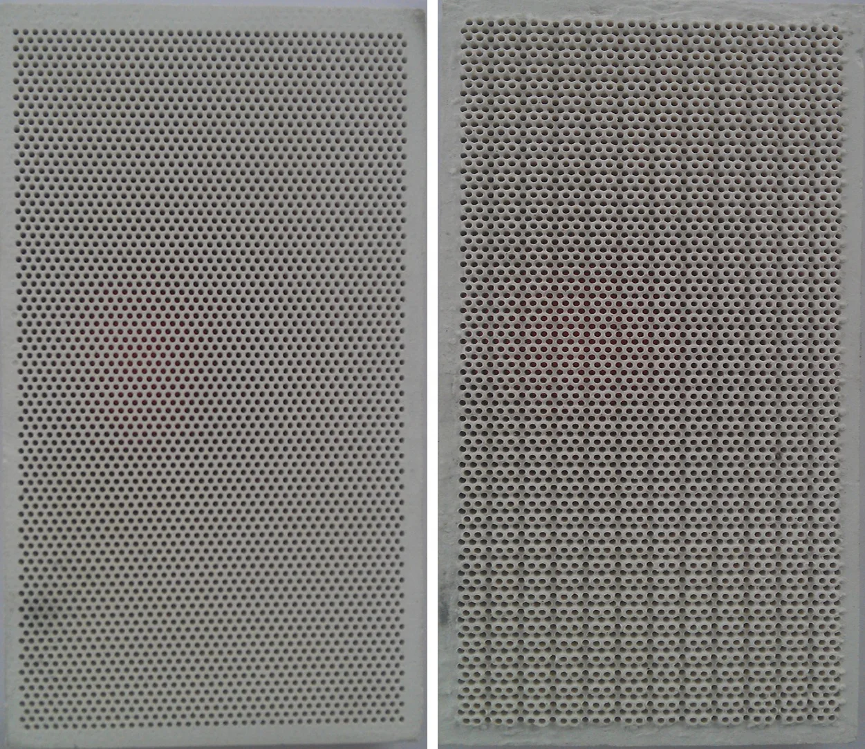 Infrared honeycomb ceramic square plate for gas heater, stove, grill