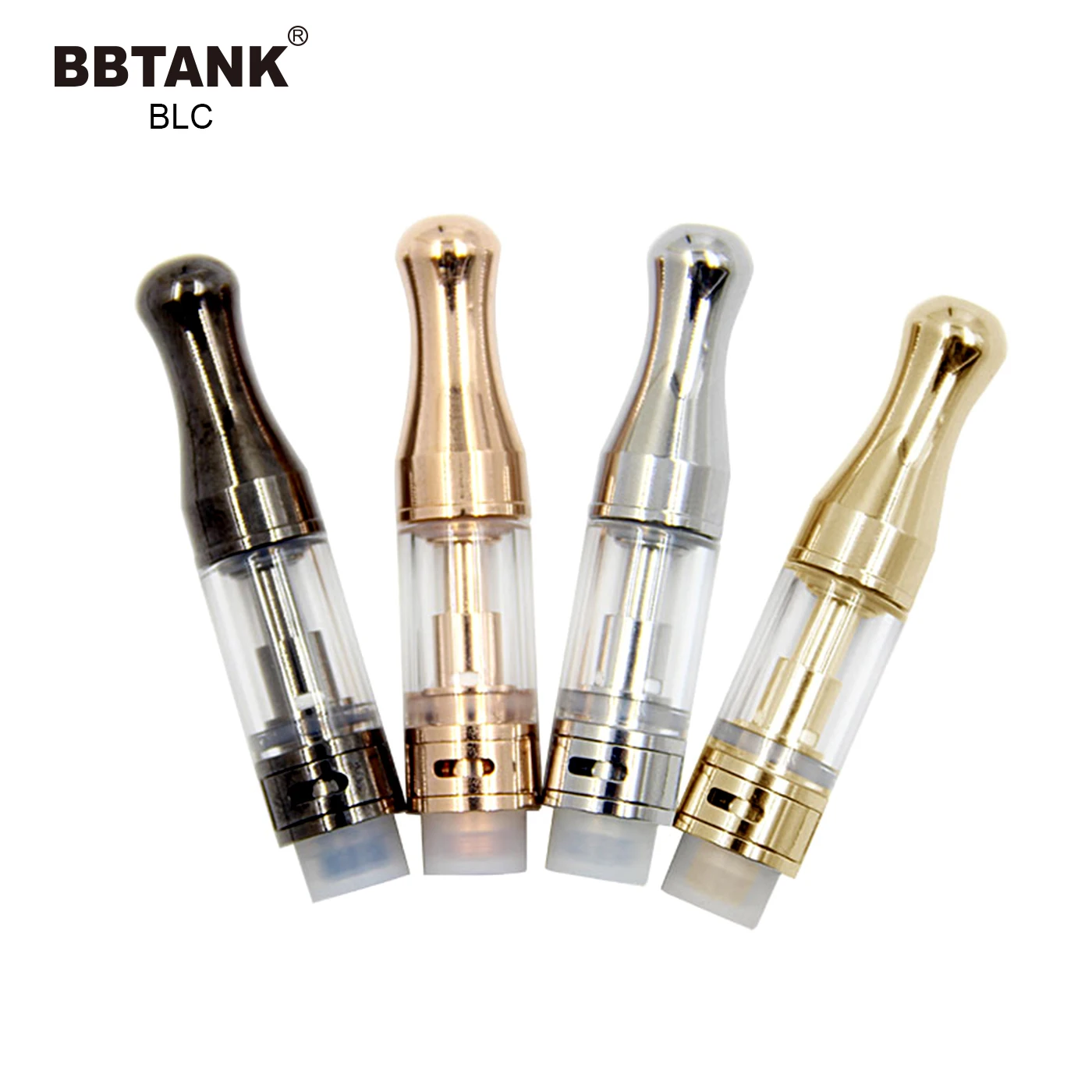 
 BBTANK BLC регулируемый поток воздуха cbd vape картридж 510 резьба керамическая катушка стеклянный бак 0,5 мл 1,0 мл испаритель под ручкой  