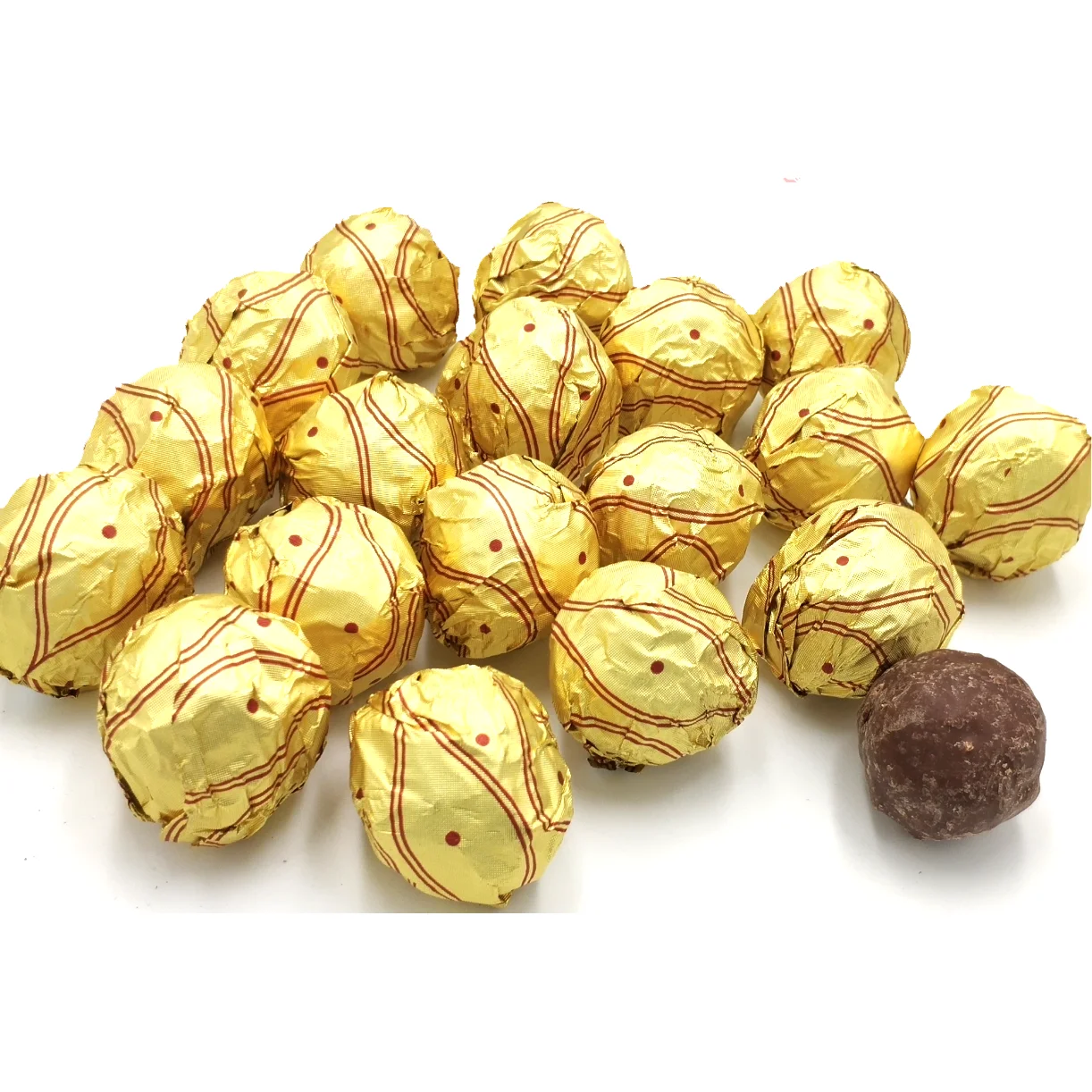 loose bulk wholesale branded golden paper peanut chocolate products not from Italy