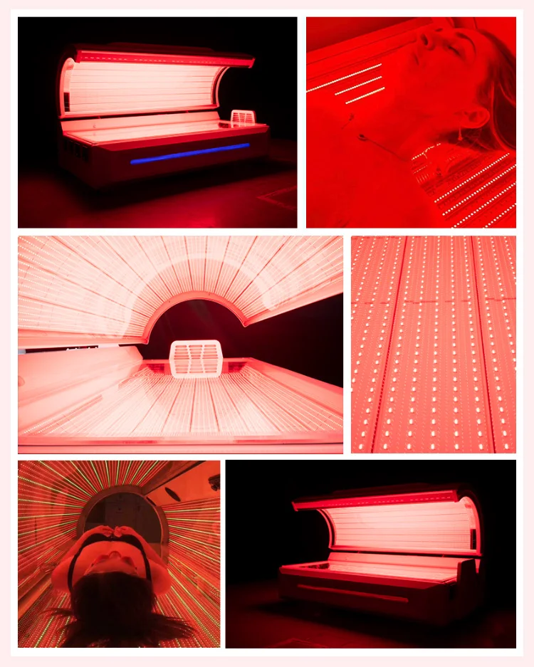 Whole Body Red Light Therapy Bed 810 850 940 nm Infrared Light Therapi For Spa Sauna Center