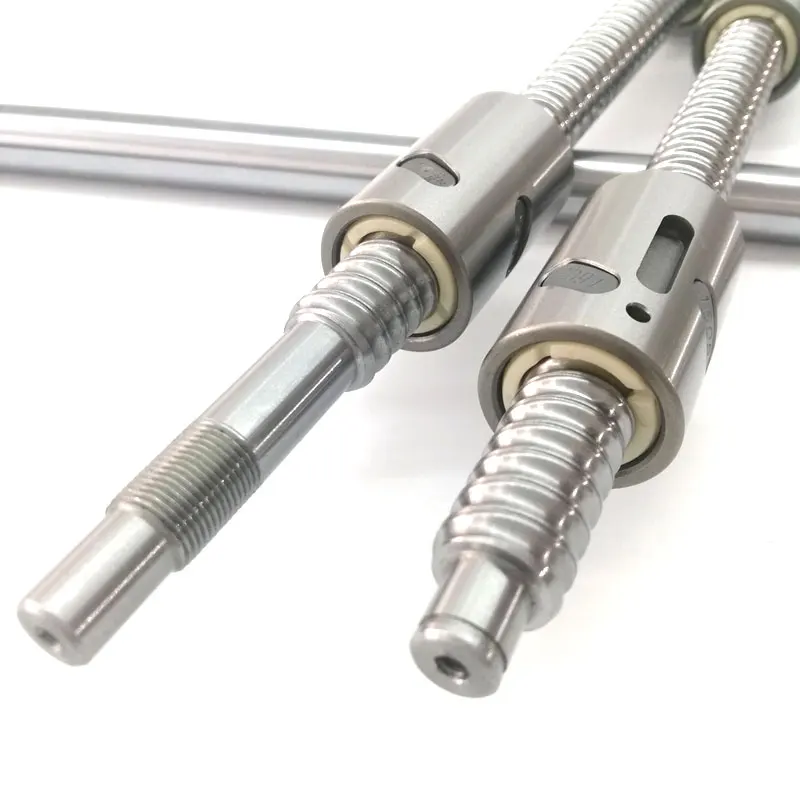 customized SFU high-speed bearing steel ball screws for cnc machine parts ball screws manufacturers
