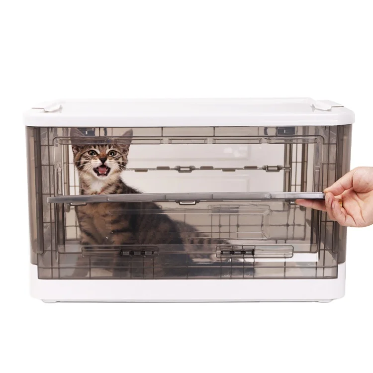 Pet Health Care Atomization Box Dog Cat Small Animal Oxygen Chamber Cages Carriers ICU Cage Transparent PVC Durable Box