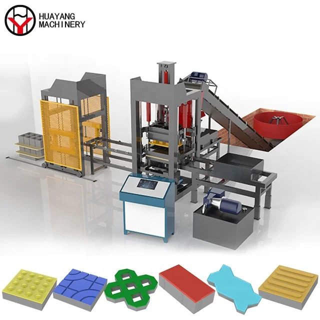 HY3-15Block Forming Machine Paver Block Forming Machine Fully Automatic Hydraulic Color Brick Paving Brick Forming