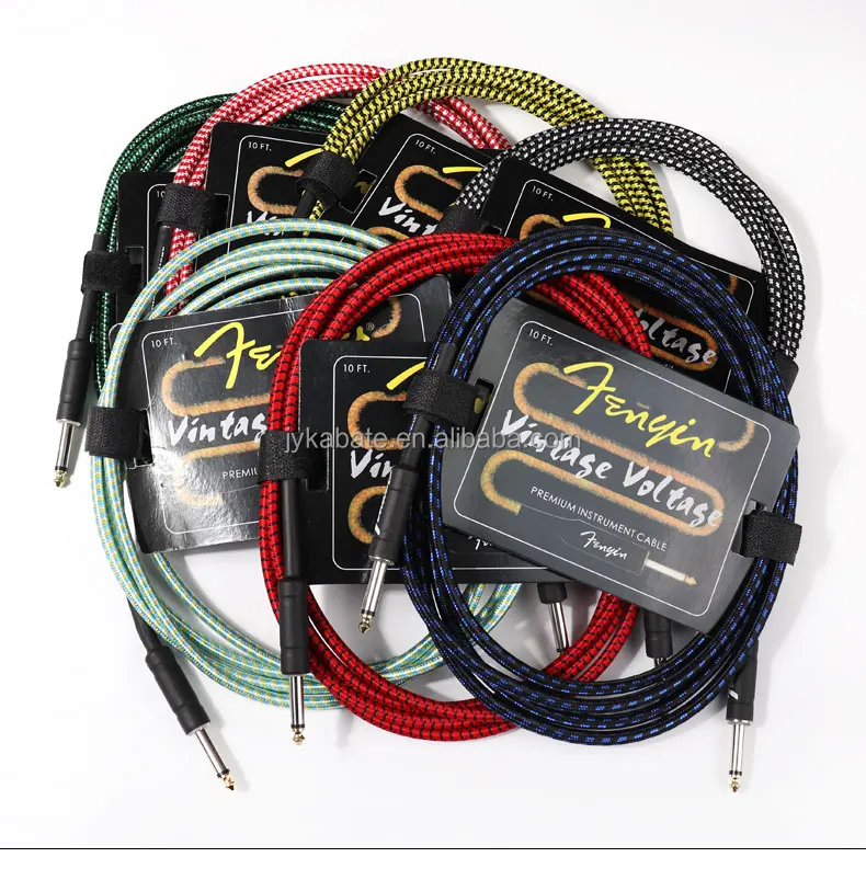 Оптовая продажа, гитарный кабель 3 м/6 м/10 м/15 м/20 м, профессиональный инструмент, кабель, электрическая гитара, бас, мандолиновая клавиатура
