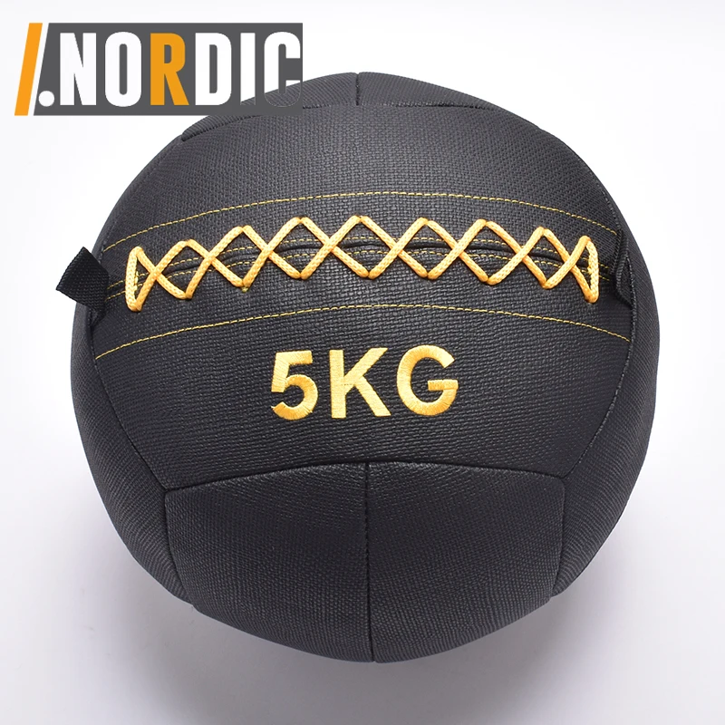KEVLAR Pattern  PU Material Wall Ball for Cross fit & Fitness Medicine Ball for Gym and Strength Training Soft Medicine Balls