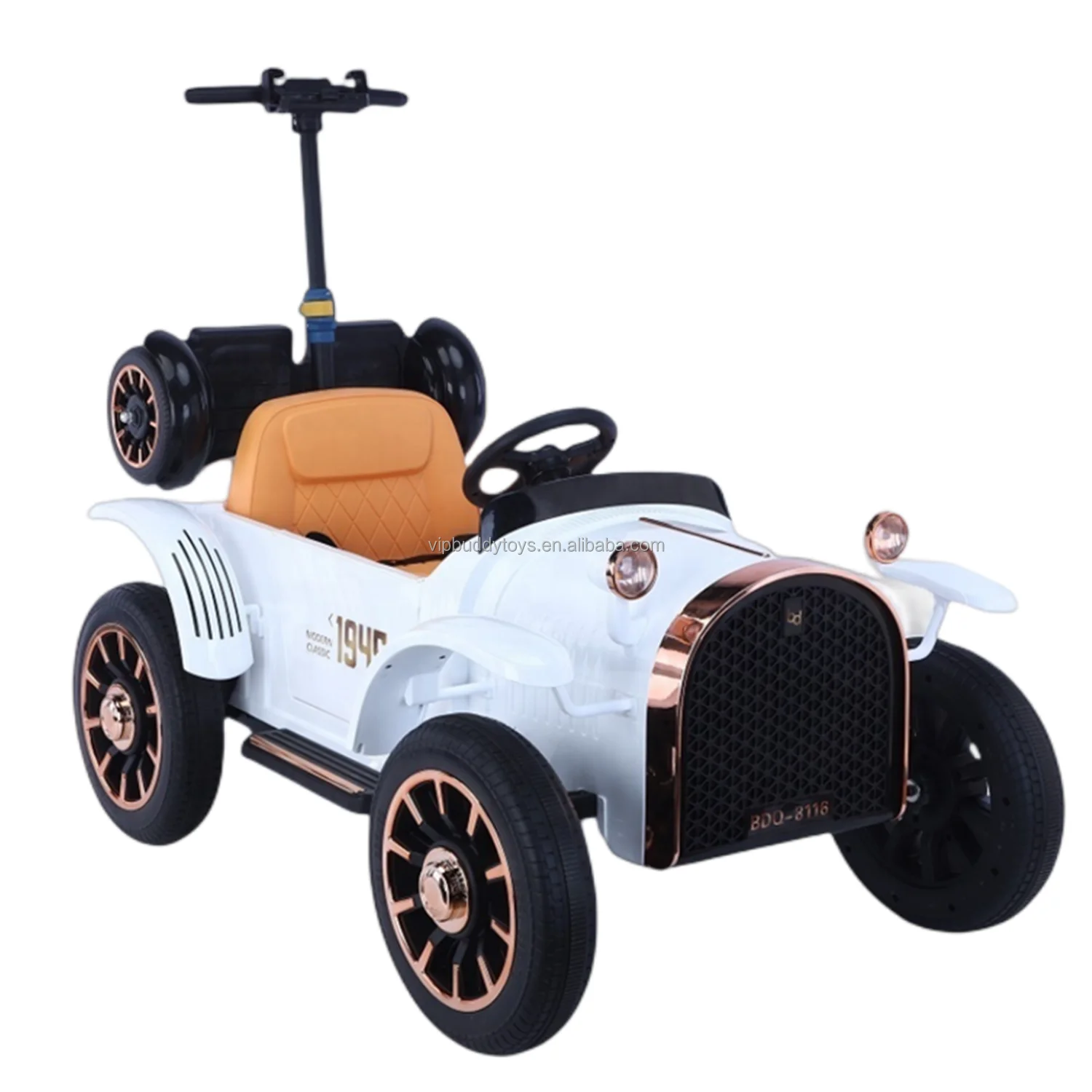 New Design 12v Push Stand Pedal Controlled Ride on Car Battery operated Kids Baby Electric Car with Remote
