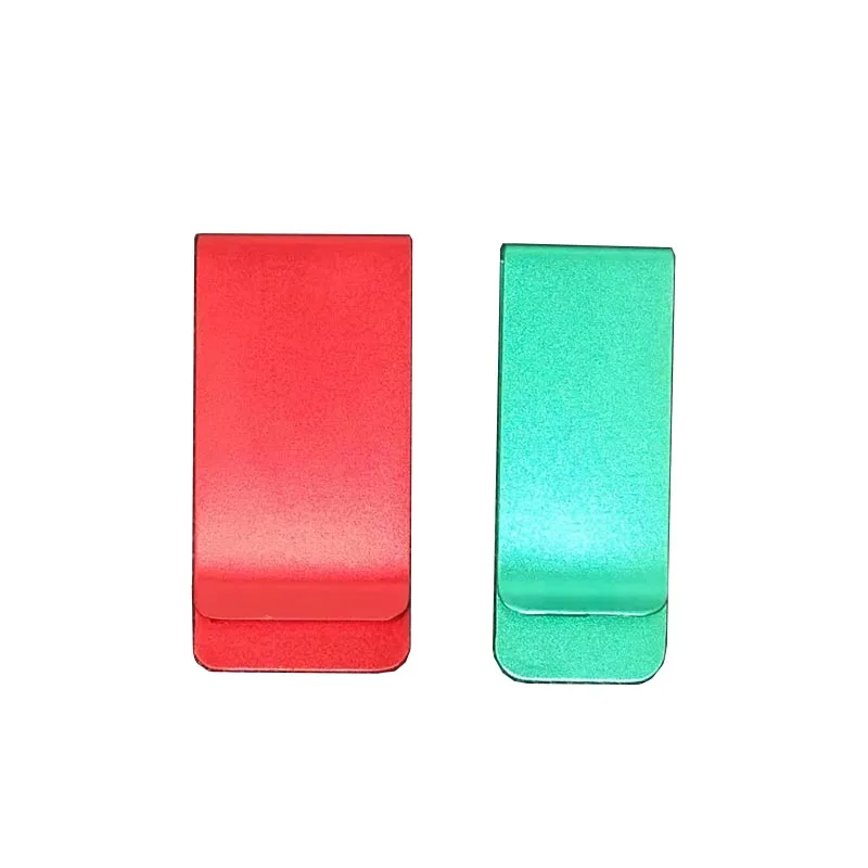 Custom Logo Metal Aluminum  Stainless Steel Money Clip For paper money