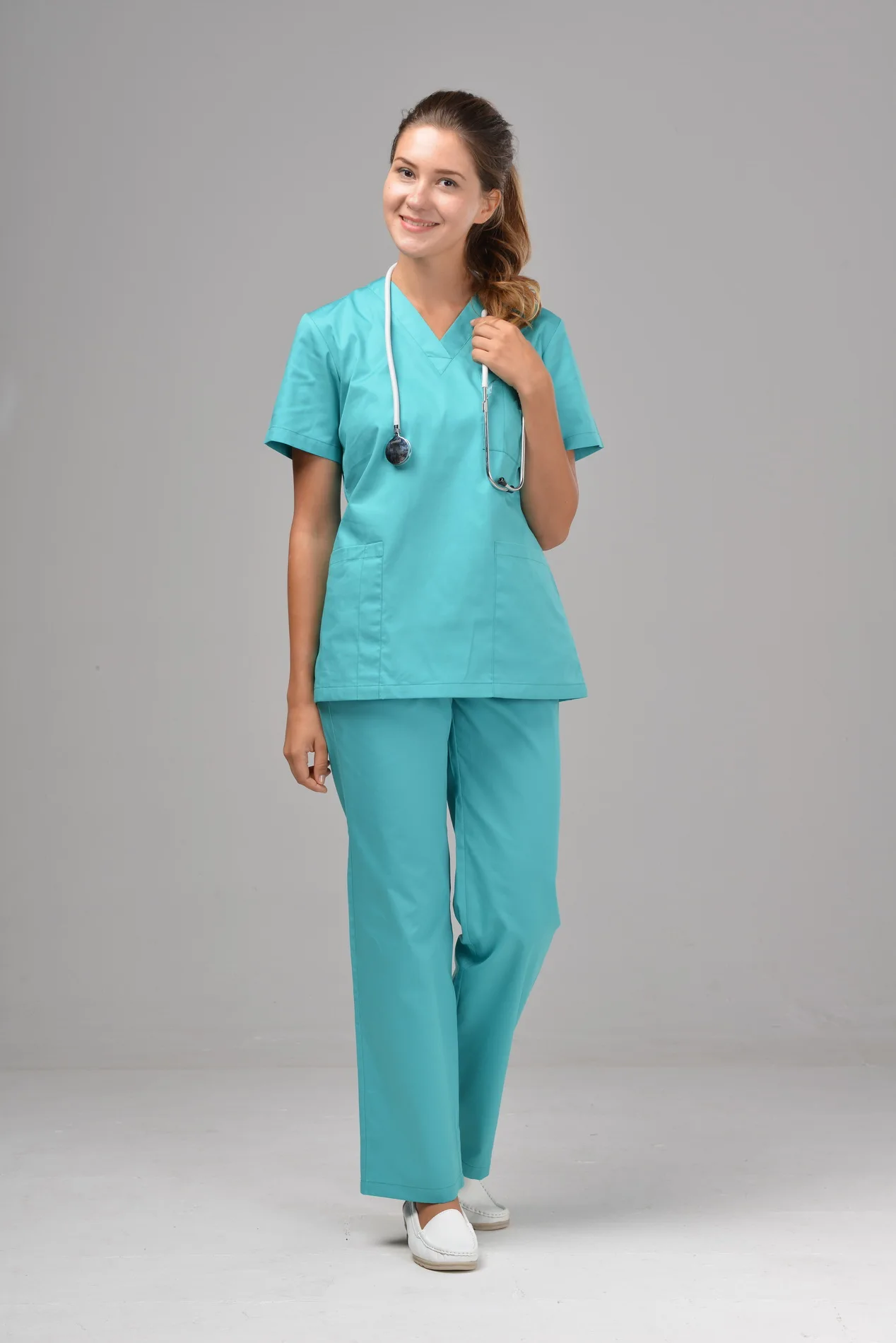 
hospital medical scrub set 