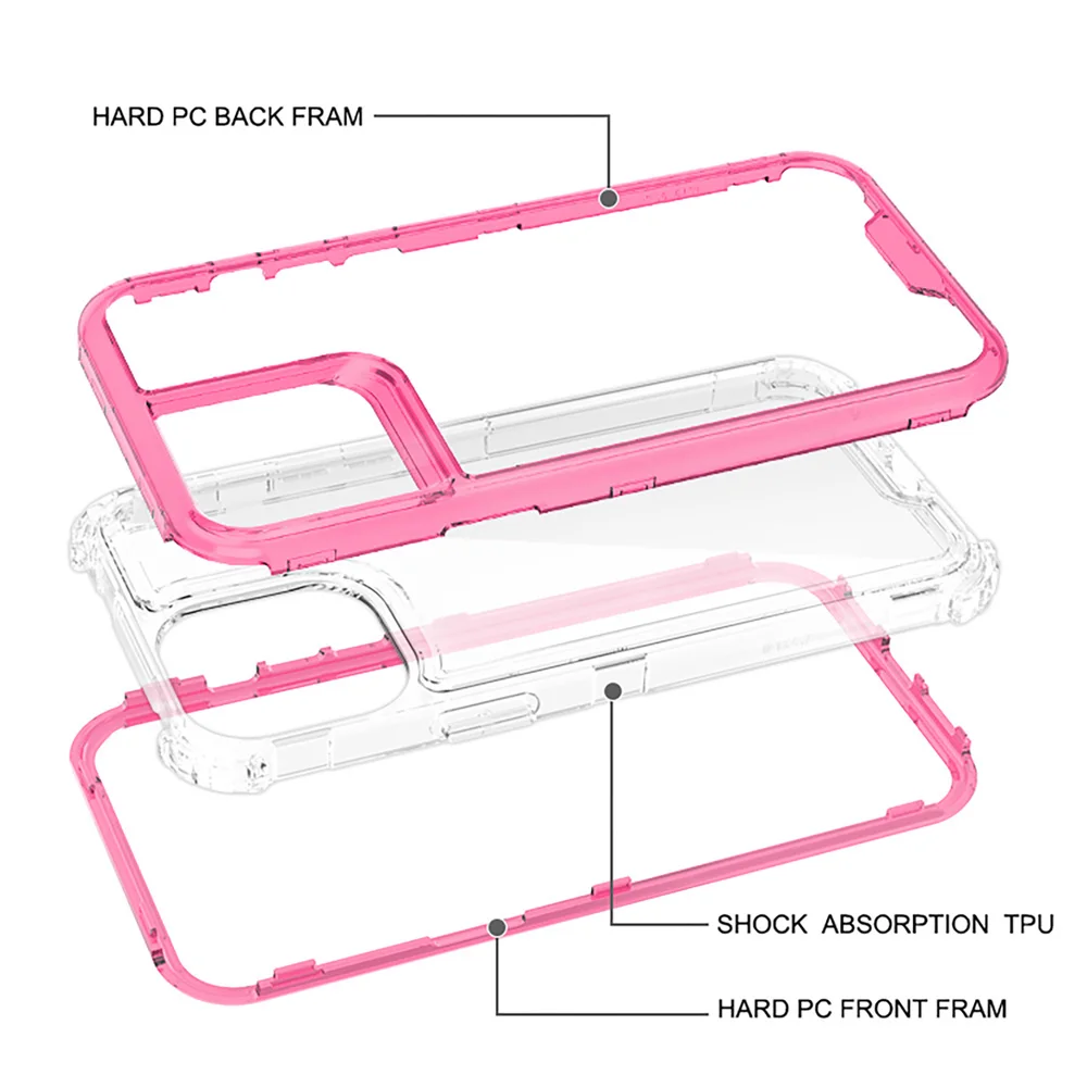 GSCASE Hybrid Armor Phone Case For Alcatel 3V 2019/5032W Fashion Case TPU + PC + Glitter Designer Case