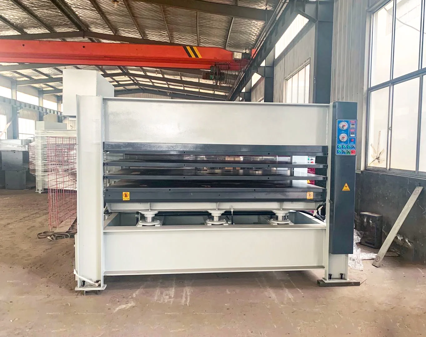 plywood veneer door laminate hydraulic hot press machine for wood