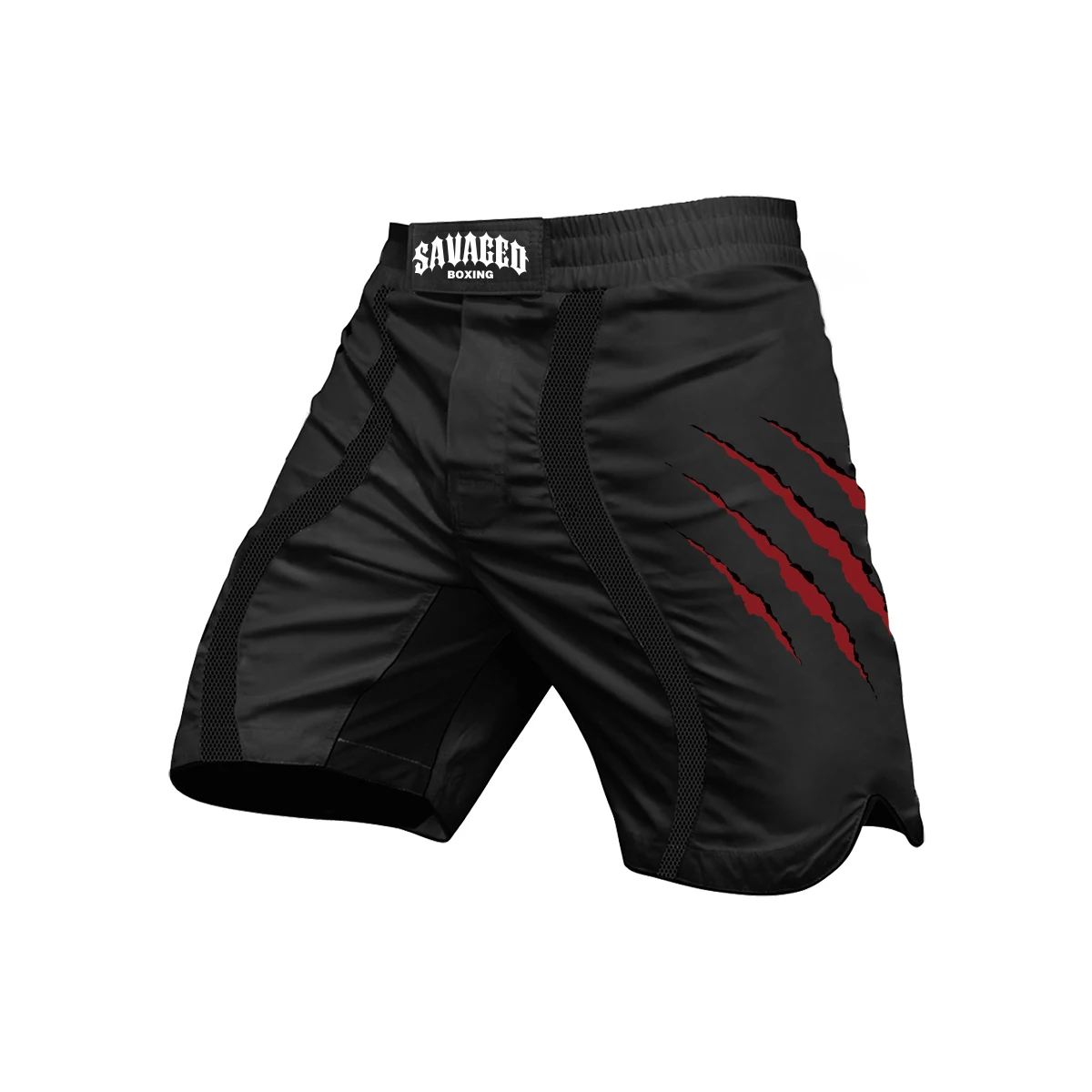 savage one  bjj shorts wholesale price mma short no pockets custom logos fight shorts