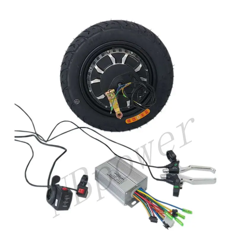 3X10' electric trolley hub motor 500w 1000w e-wheelbarrow hub motor conversion kit