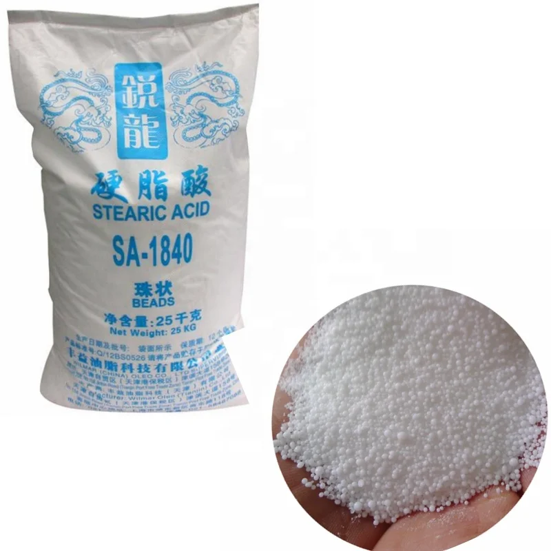 Stearic Acid 1842 CAS: 57-11-4 used for Natural Rubber, Synthetic Rubber Common Use Antioxidant