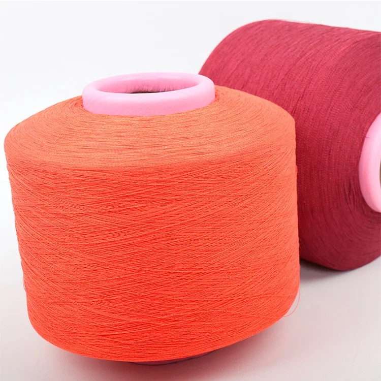 
Customized 173 Colors 89% Viscose 11% Nylon 1/24S High Twist Linen-Liked Yarn For Knitting 